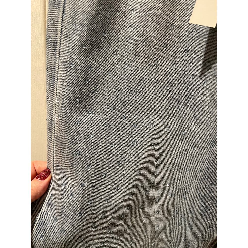 House of Harlow 1960 Crystal Wide Leg Jeans - Picture 4 of 5